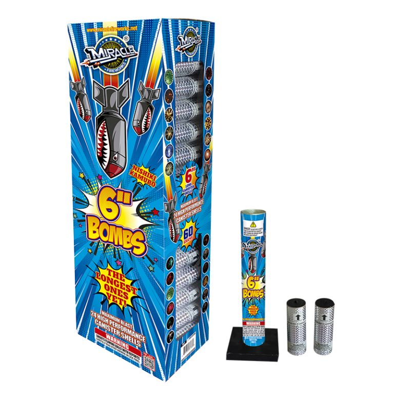 ULTIMATE HERO (5 Inch Canister Shell) MIRACLE - MILLER FIREWORKS