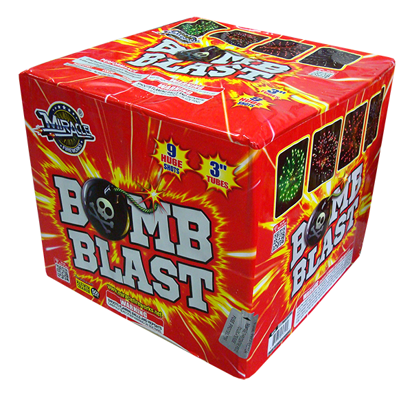 BOMB BLAST 9 SHOT MIRACLE - MILLER FIREWORKS