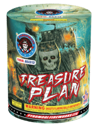 TREASURE PLAN 19 SHOT PYROPIRATE