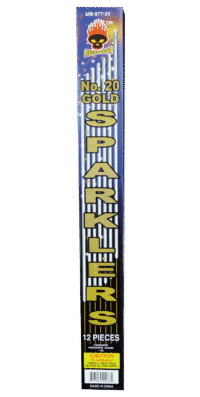 #20 GOLD SPARKLER MEGABANGER