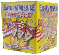 25 SHOT SATURN MISSILE GYPSUM