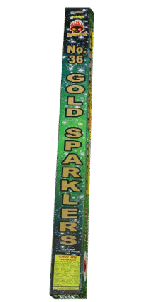 #36 GOLD SPARKLER MEGABANGER