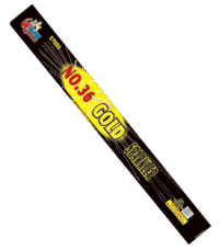 #36 GOLD SPARKLER SUNS