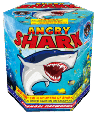 ANGRY SHARK FOUNTAIN PYROPIRATE