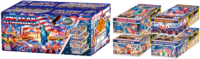 250 YEAR EXTRAVAGANZA (500G R,W,B CAKE ASST. WITH 4 ASSORTED PCS, 250 SHOTS IN TOTAL) MIRACLE MA5-M5138
