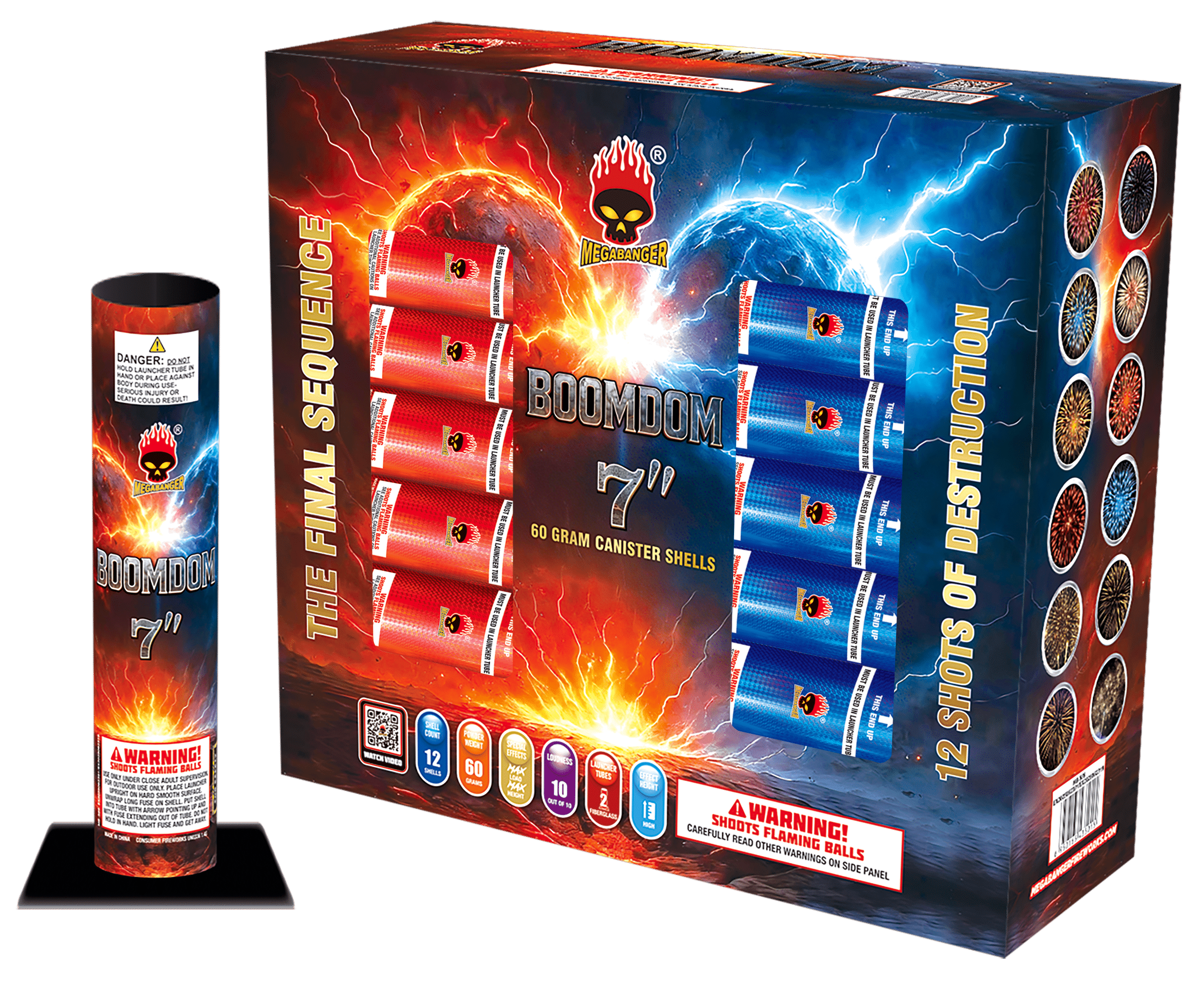 BOOMDOM 7" CANISTER SHELL MEGABANGER