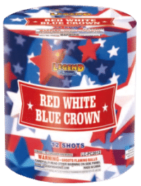 RED WHITE BLUE CROWN 12 SHOT LEGEND