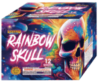 RAINBOW SKULL 12 SHOT LEGEND