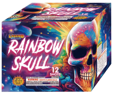 RAINBOW SKULL 12 SHOT LEGEND