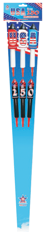 USA 250 ROCKET STARGET